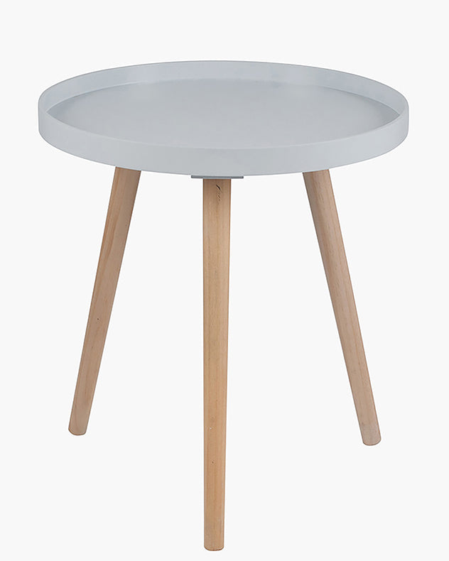 Arcadia Light Grey and Pine Side Table