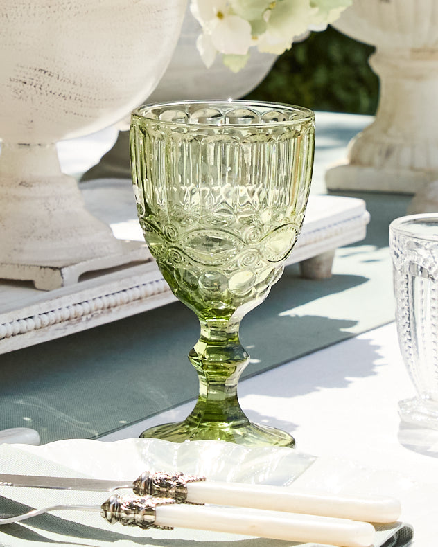 Palazzo Green Wine Goblet