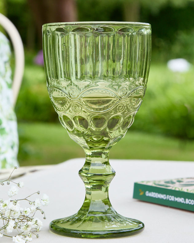Palazzo Green Wine Goblet