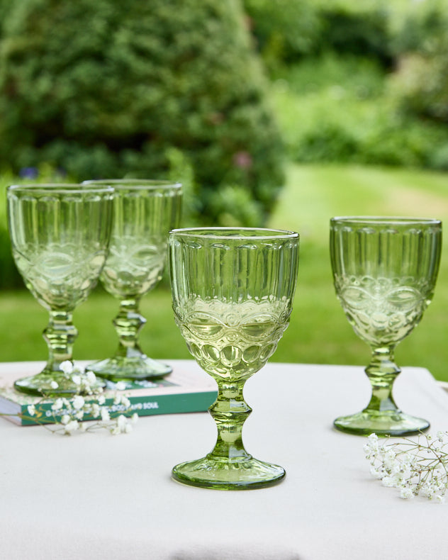 Palazzo Green Wine Goblet