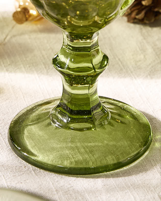 Palazzo Green Glassware Collection