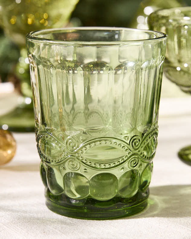 Palazzo Green Glassware Collection