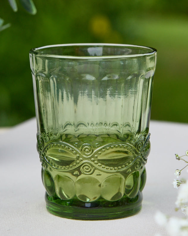 Glassware Sets Bella Perle - Embossed Green Tumbler Collection