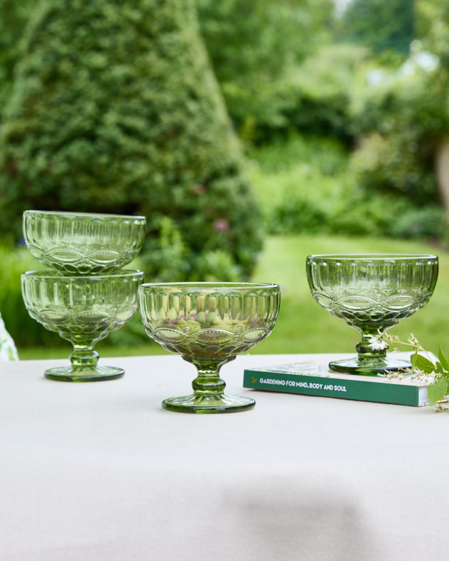 Palazzo Green Glassware Collection