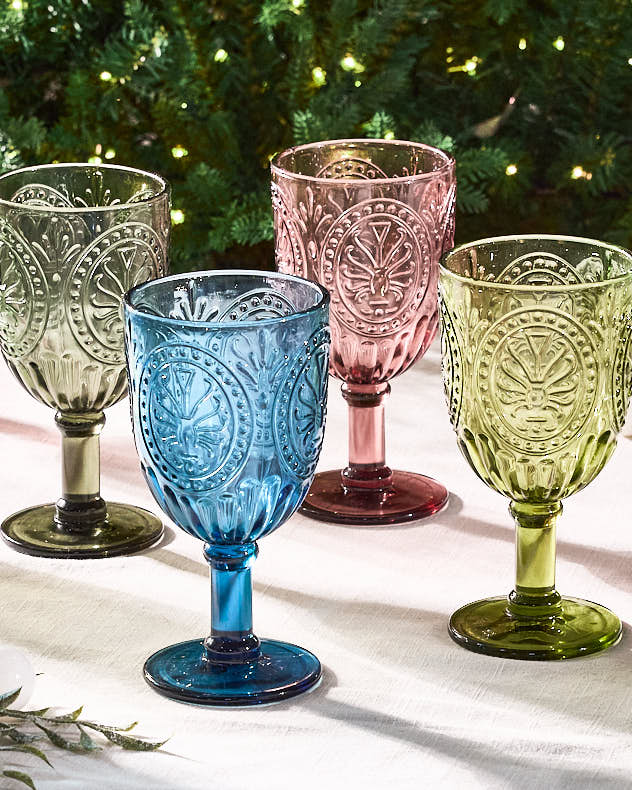 Vivaldi Coloured Glass Wine Goblets