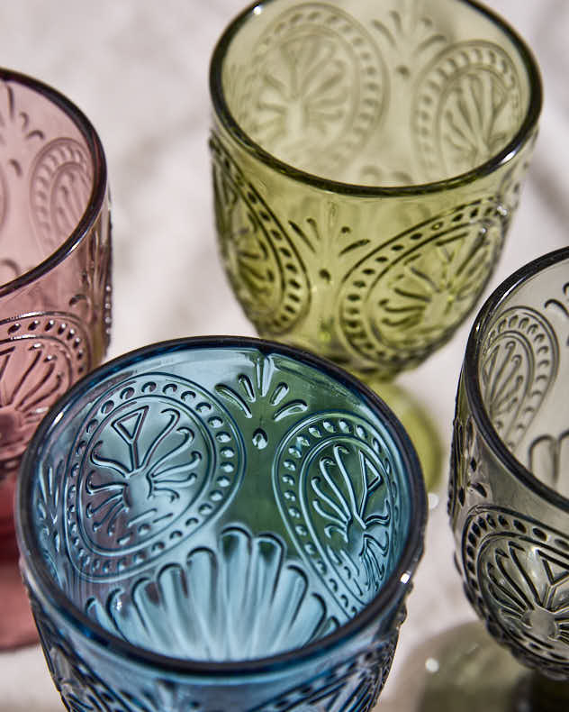 Vivaldi Coloured Glass Wine Goblets