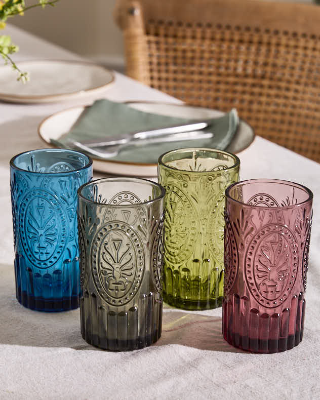 Wine Glasses - Vivaldi Coloured Highball Glasses