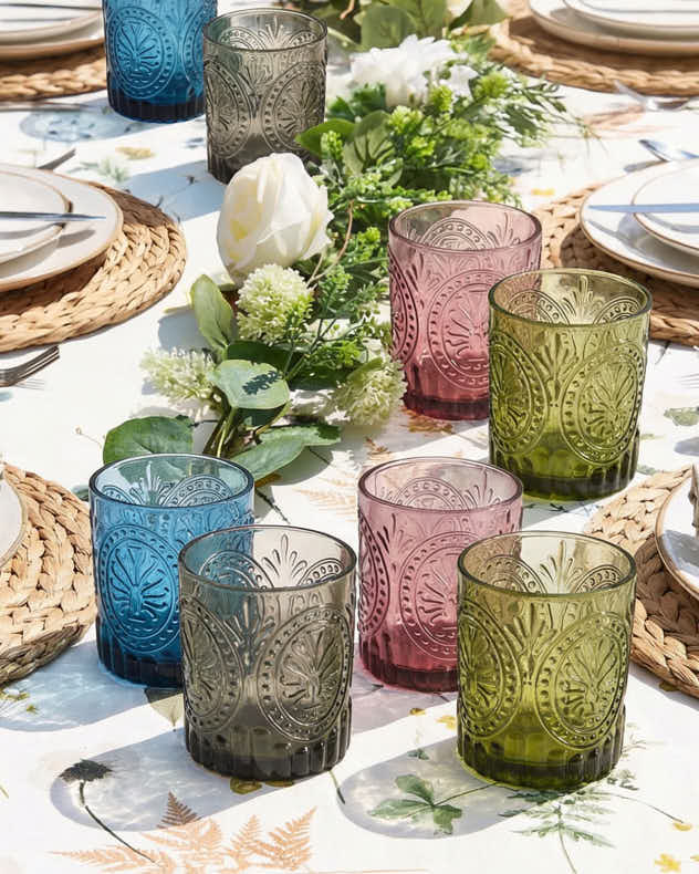 Vivaldi Coloured Glass Tumblers