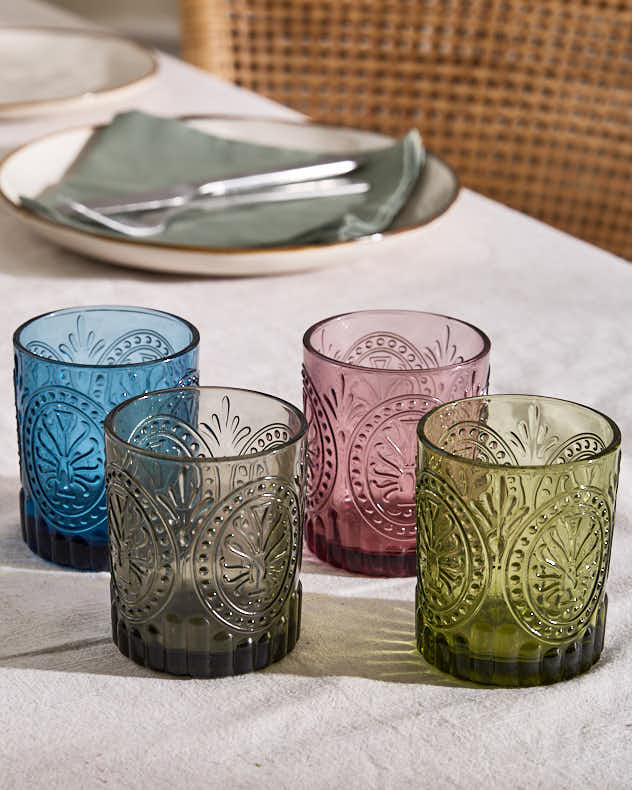 Vivaldi Coloured Glass Tumblers