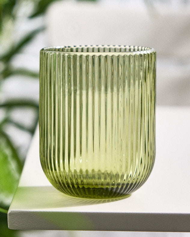 Palermo Embossed Coloured Glass Tumblers Dibor Glassware