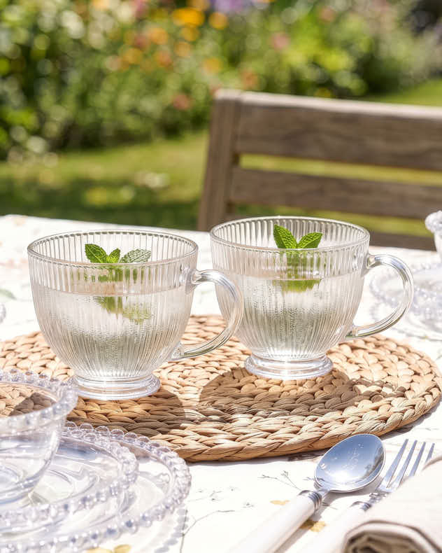 Mugs & Coffee Cups - Palermo Embossed Footed Mug