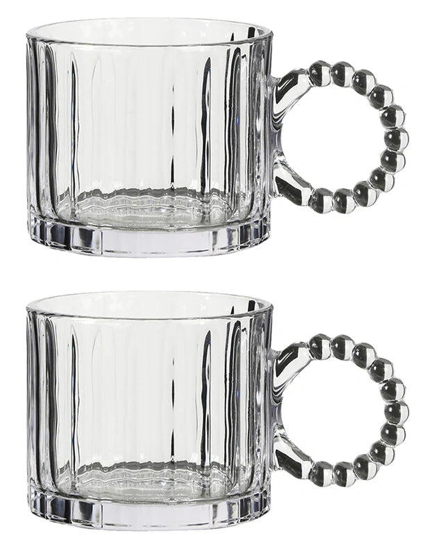 Bella Perle Glass Mugs