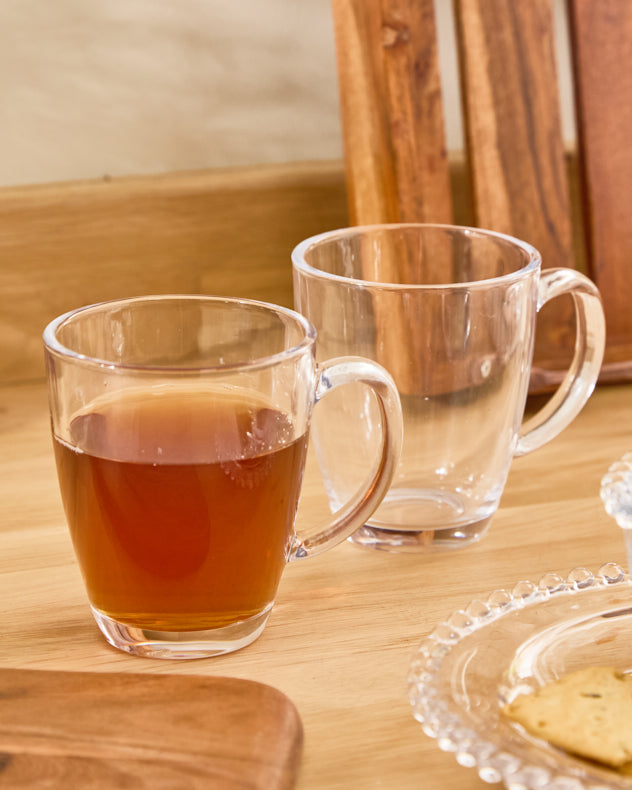 Serra Clear Glass Mug