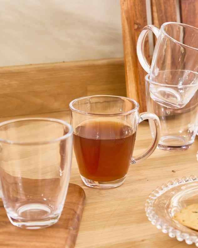 Serra Clear Glass Mug