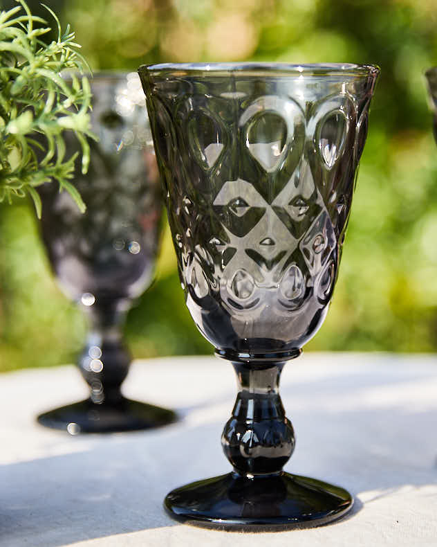 Pastila Grey Wine Glass