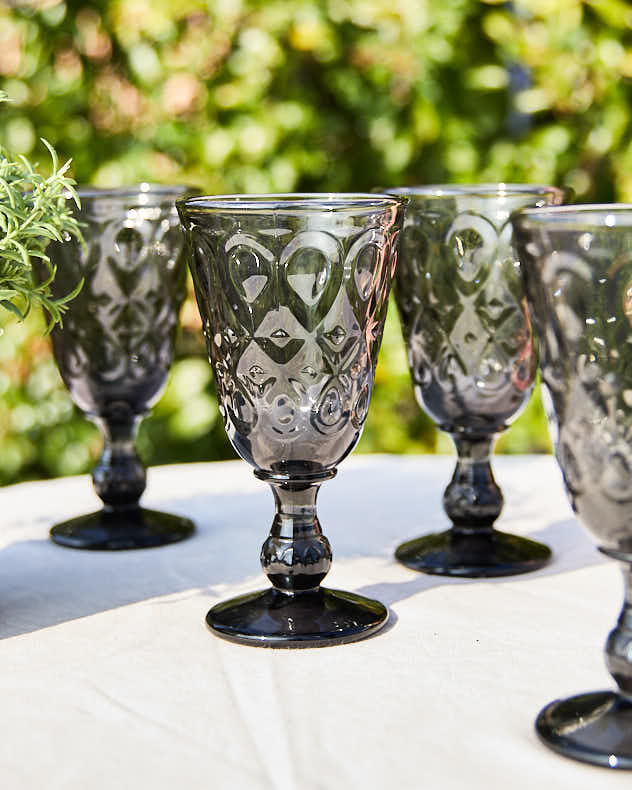 Pastila Grey Wine Glass