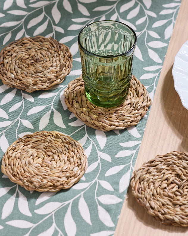 Set of 4 Round Seagrass Coasters