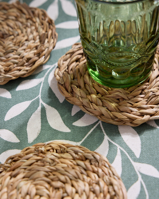 Set of 4 Round Seagrass Coasters