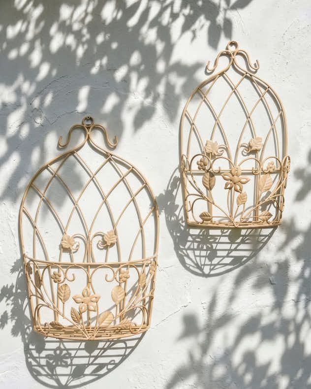 Set of 2 Arched Wall Planters