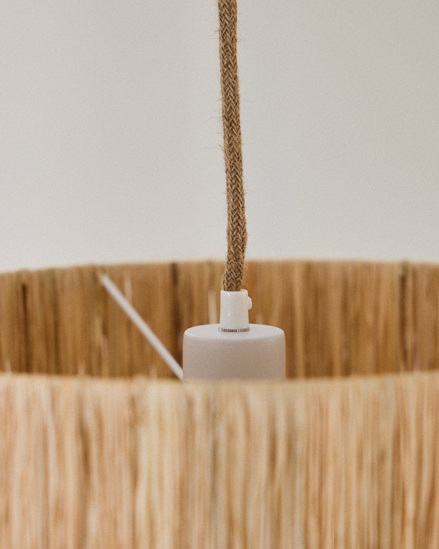 Indoor wall lights - Marant Raffia Ceiling Light Fitting