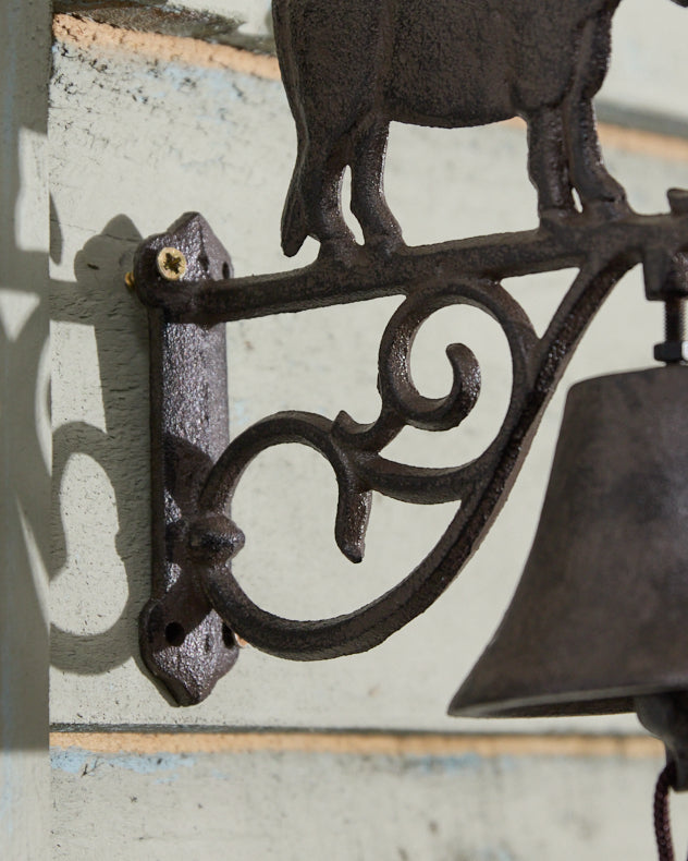 Rustic Cow Door Bell