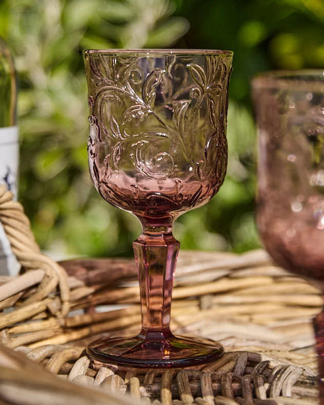 Amethyst Wine Glasses
