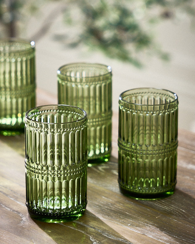 Merida Green Tall Highball Tumbler