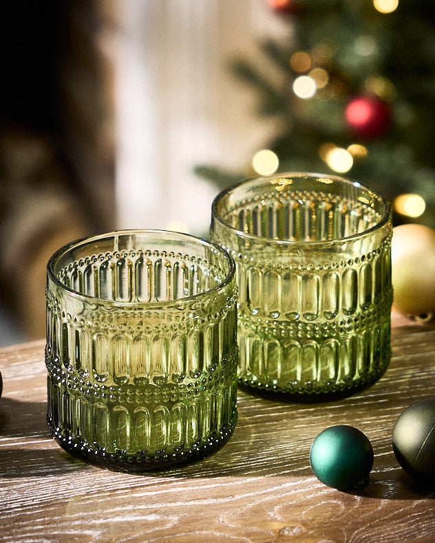 Merida Green Tumbler Glass