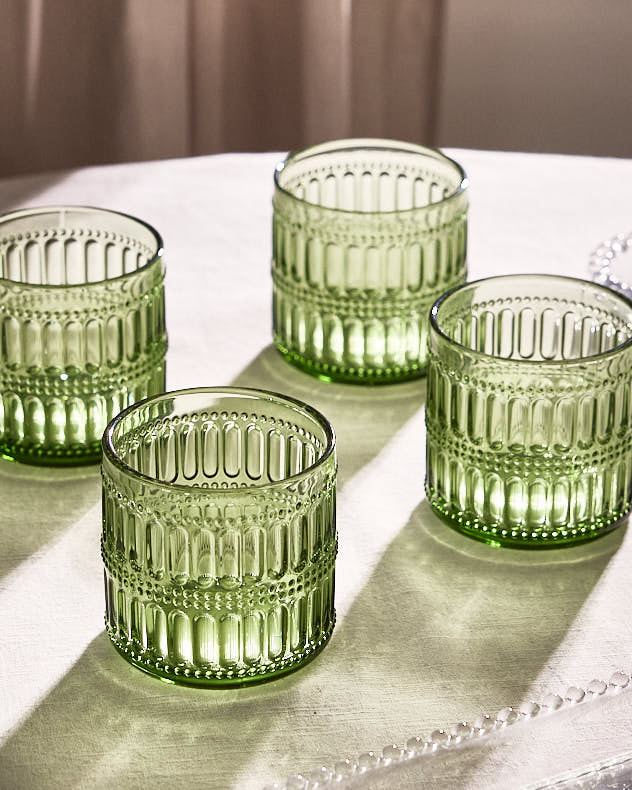 Merida Green Tumbler Glass