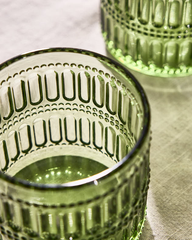 Merida Green Tumbler Glass