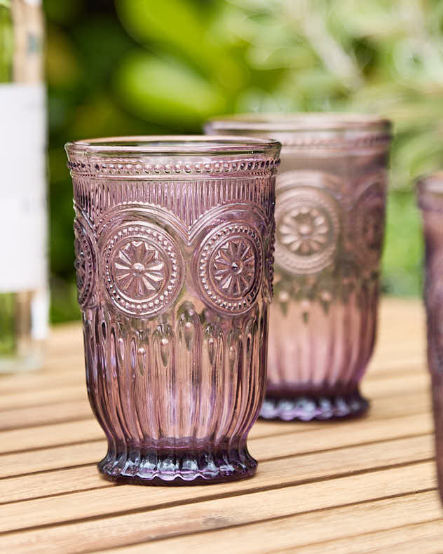 Zamora Purple Highball Tumbler