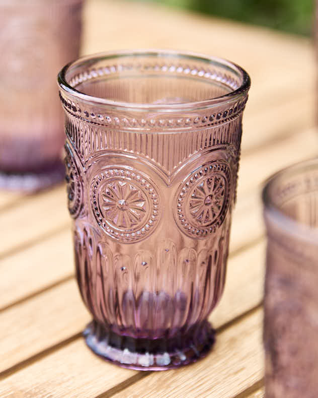 Zamora Purple Highball Tumbler