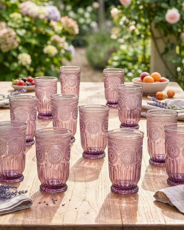 Zamora Purple Highball Tumbler