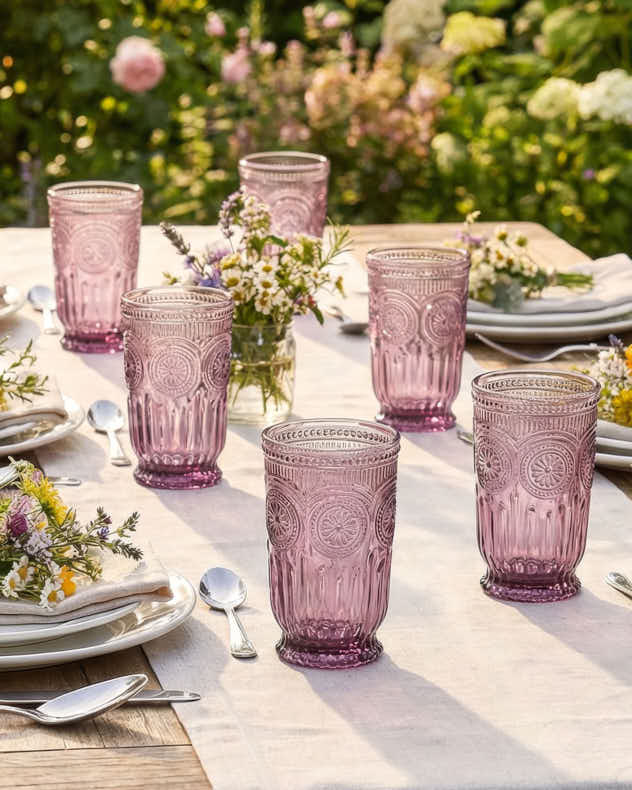 Zamora Purple Highball Tumbler