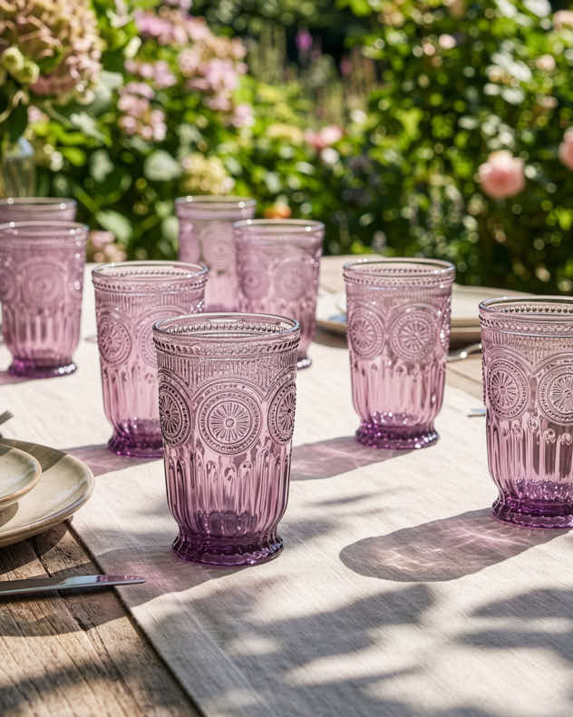 Zamora Purple Highball Tumbler