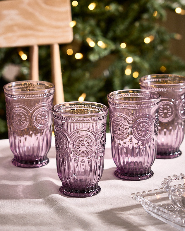Zamora Purple Highball Tumbler