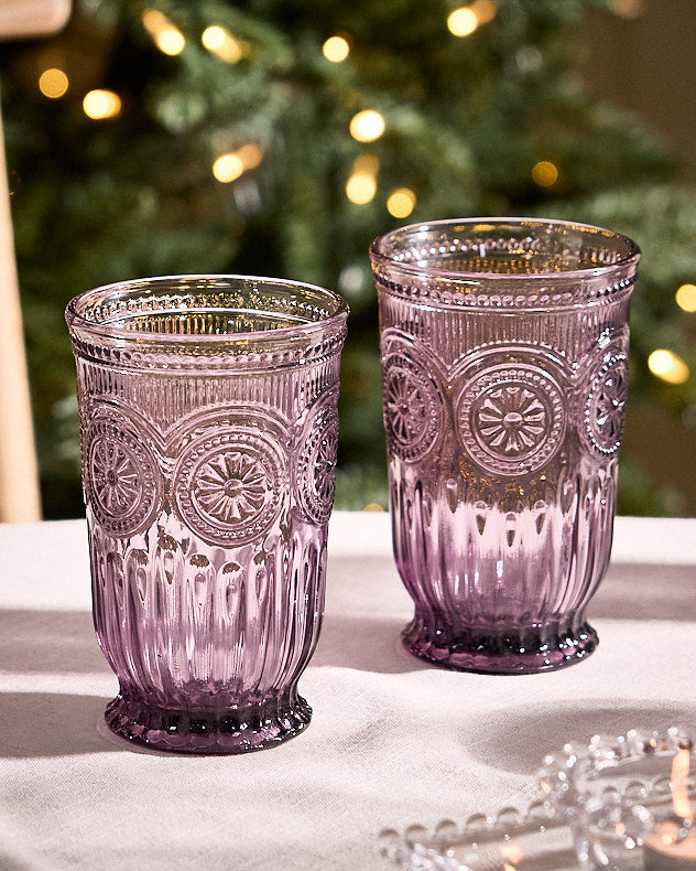 Zamora Purple Highball Tumbler