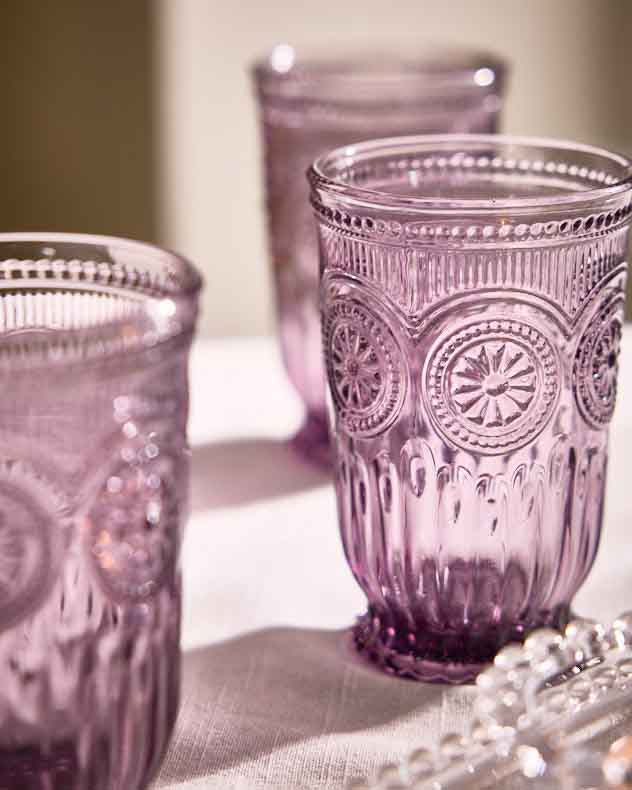 Zamora Purple Highball Tumbler