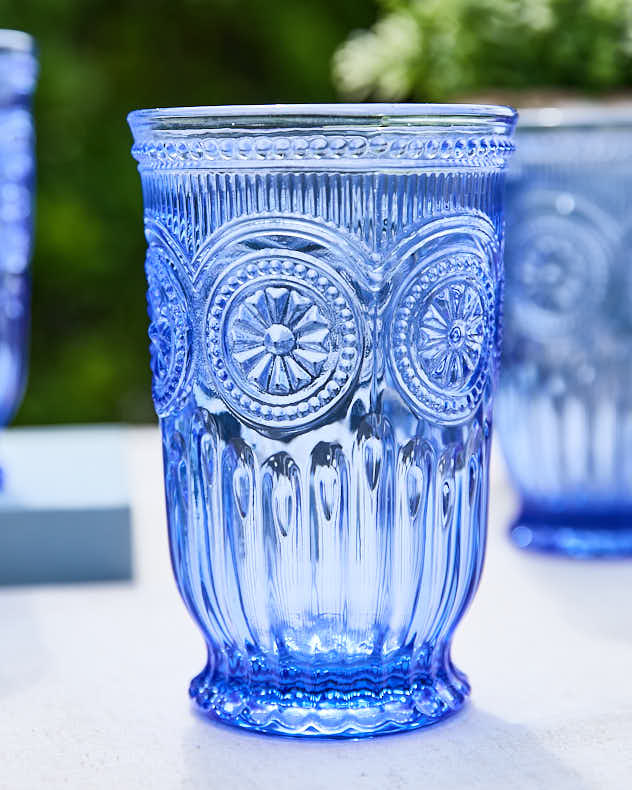 Zamora Blue Highball Tumbler