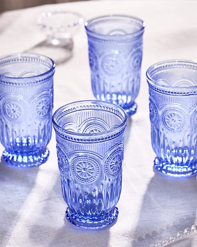 Zamora Blue Highball Tumbler
