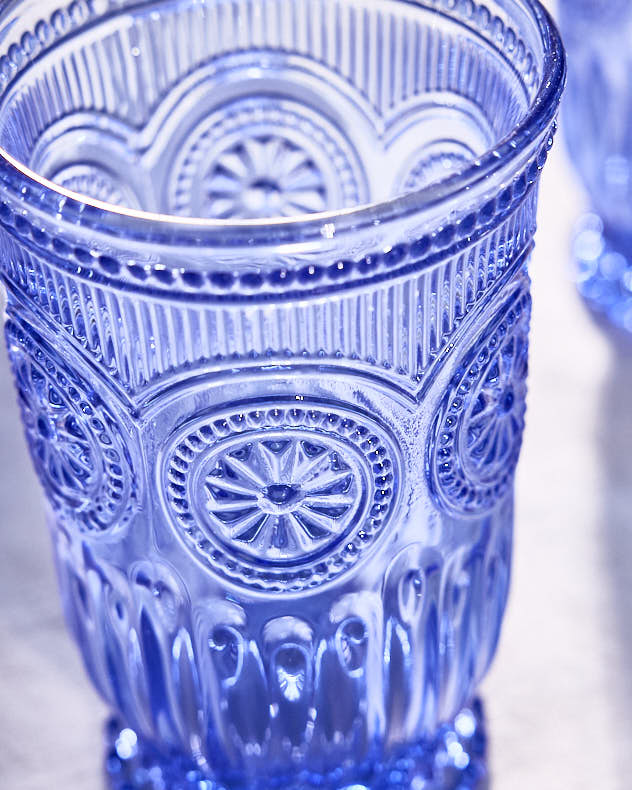 Zamora Blue Highball Tumbler