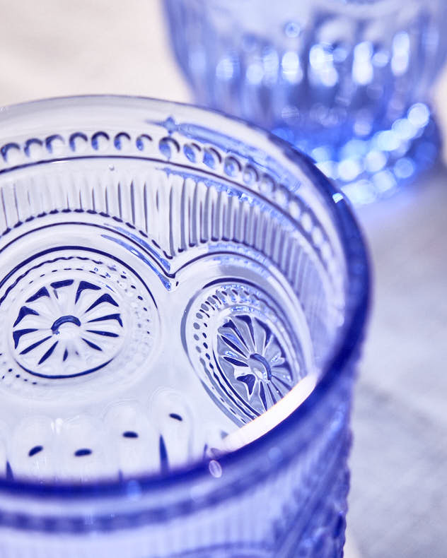 Zamora Blue Highball Tumbler