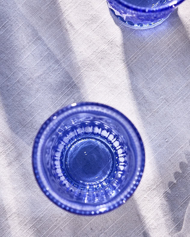 Zamora Blue Highball Tumbler