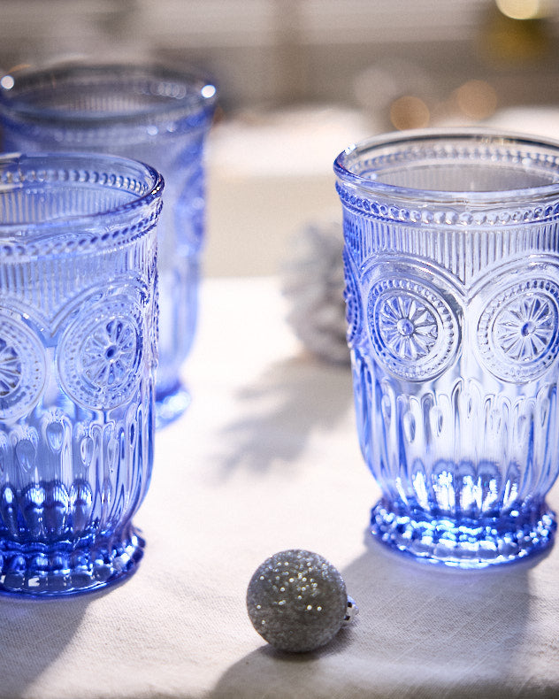 Zamora Blue Highball Tumbler