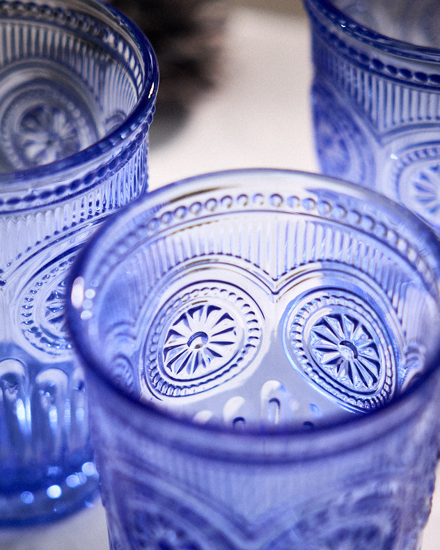 Zamora Blue Highball Tumbler