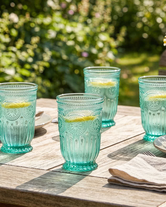 Zamora Turquoise Highball Tumbler