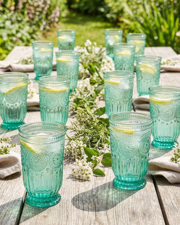 Zamora Turquoise Highball Tumbler