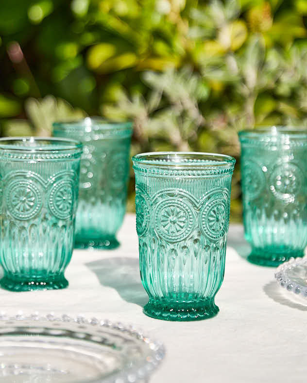 Zamora Turquoise Highball Tumbler