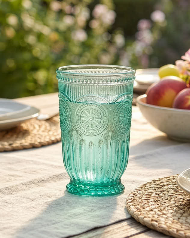 Zamora Turquoise Highball Tumbler