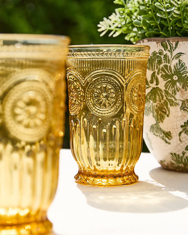 Zamora Amber Highball Tumbler